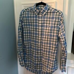 Vineyard Vines Slim Fit Whale Shirt | Blue, green, pink and white